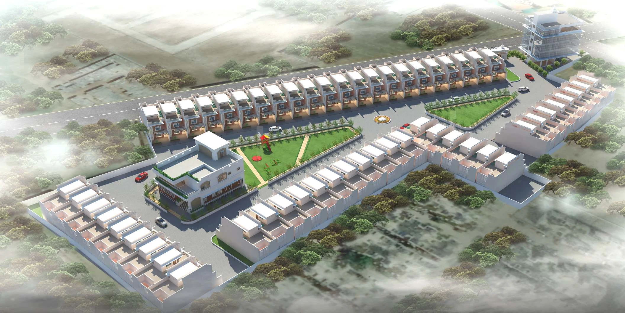 Gallery · Uttam City architectural rendering