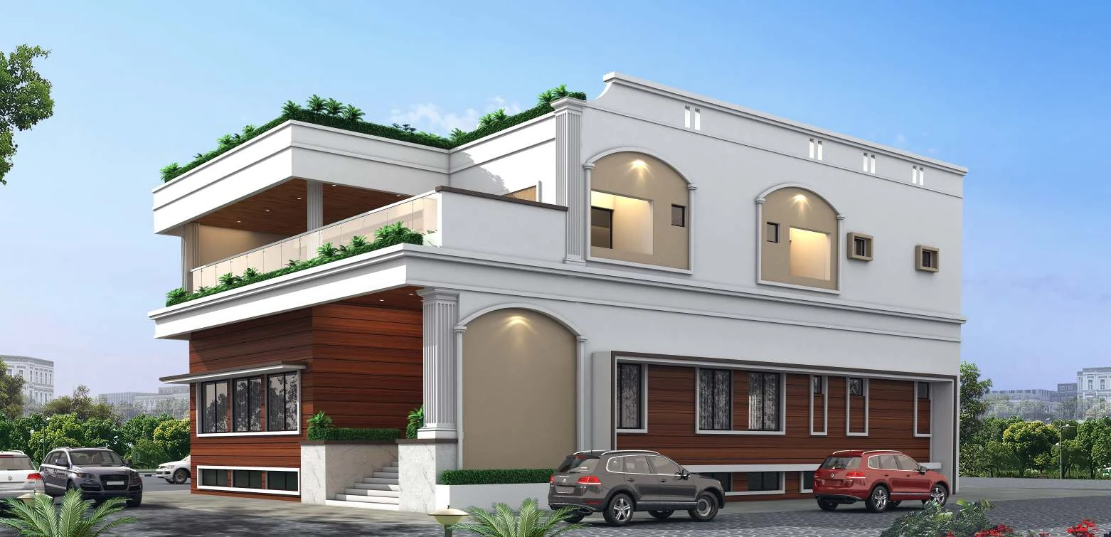 Architectural rendering of Club 57 at Uttam City