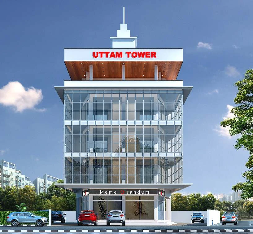 Uttam Tower, architectural rendering
